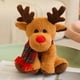 thumbnail image 5 of Muñeco de peluche de ciervo colorido, regalo de Navidad, lindo muñeco de ciervo navideño, regalo de vacaciones, suministros de decoración navideña, 5 of 5