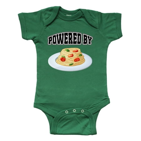 

Inktastic Powered by Spaghetti Gift Baby Boy or Baby Girl Bodysuit