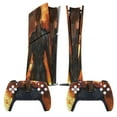 Skin Sticker for PS5 Slim Standard Disc Digital Edition Console and