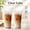 Clear Color, variant on 24oz Insulated Tumbler with Leak-Proof Lid and Straw, Double Wall Reusable Travel Coffee Cup, BPA-Free Plastic Iced Drink Container, Blue