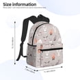 thumbnail image 4 of Daiia Various Rabbits School Backpack for Men Women, Unisex Large Waterproof Bookbag Schoolbag Casual Daypack for High School/College/Teens/Travel/Work Black, 4 of 8