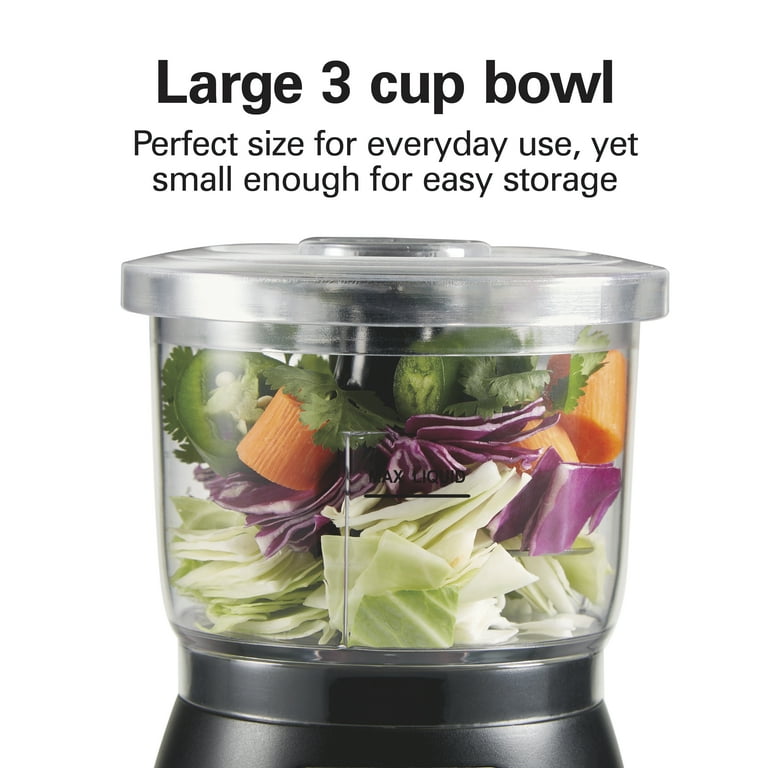 Hamilton Beach Food Chopper, 2 Speed, 3 Cup Capacity, BPA