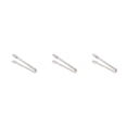 thumbnail image 3 of Decodeary Pince Alimentaire en Acier Inoxydable Servant des Clips de Cuisine Buffet de Ménage Réutilisables en Plein Air Restaurant Tong Type 3 3Set, 3 of 6
