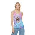 thumbnail image 3 of Womens Tie Dye Racerback Road Runners Motorcycle Club Tank Top, 3 of 3