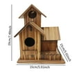 thumbnail image 7 of CarpNettore Bird House for Outside Birdhouses for Outdoors for Courtyard Garden Backyard, 7 of 7