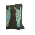 thumbnail image 3 of Jazz Three Horse Needlepoint Pillow, 12" x 16", 3 of 4