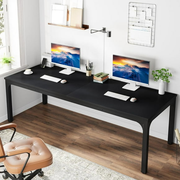 Tribesigns 78.7 Inches Extra Long Computer Desk 2 Person Desk, Double Long Desk for Home Office