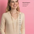 thumbnail image 3 of 18K Gold Plated Sterling Silver Necklace - 1mm Box Chain - Hypoallergenic and Tarnish Resistant - Classic Design and Comfortable Fit - 36" - By Kezef Creations, 3 of 7