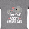 thumbnail image 3 of Inktastic Best Granny Ever Grandchild Boys or Girls Baby Bodysuit, 3 of 4