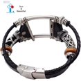 thumbnail image 4 of Correas elegantes (pequeñas, medianas, grandes, XL) con cierre de acero inoxidable y piezas en bronce para mujer, correa de cuero de repuesto ajustable para Apple Watch de 38 mm (series 1,, 4 of 5