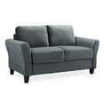 thumbnail image 3 of Mavrick 2 Piece Upholstered Loveseat and Chair Set in Dark Gray, 3 of 5