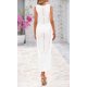 thumbnail image 3 of Traje de baño Coverup BTFBM Crochet para mujer verano 2025 blanco, 3 of 9
