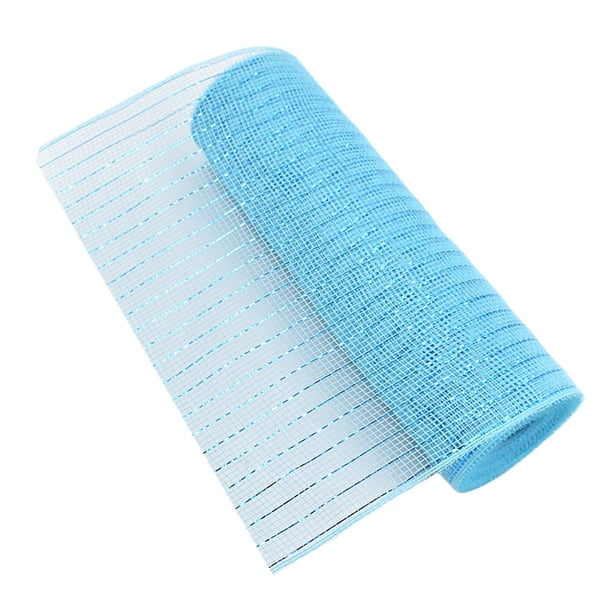 Guirnalda de cinta de malla Sunnimix para hacer bricolaje decoración En Colores pastel malla para fiesta Navidad cumpleaos azul