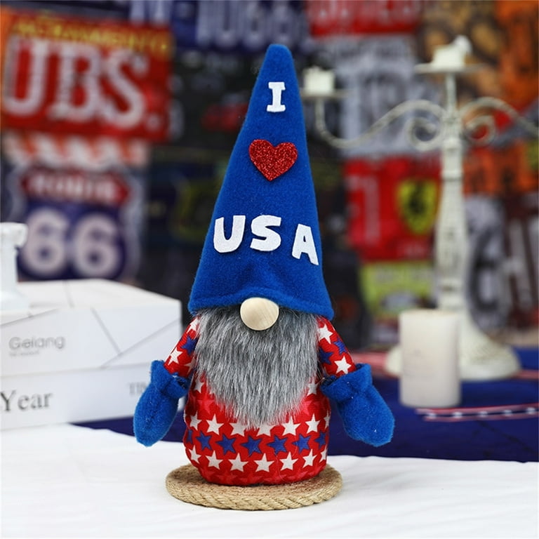 4th of July - Gnomes - Pin, Magnet or Badge Holder