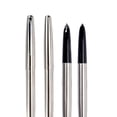 thumbnail image 3 of Giaone Trim Silver Fountain Pen 0.38mm Fine Nib Smooth Writing Ink Marker Best Present, 3 of 9