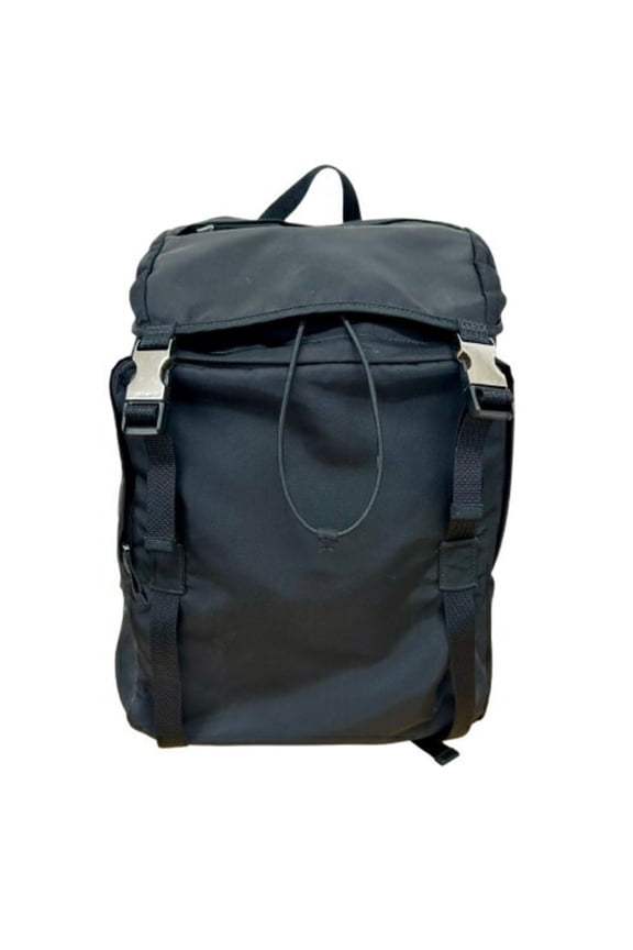 Pre-Owned PRADA 2VZ062 Backpack Nylon Rucksack Bag Triangle