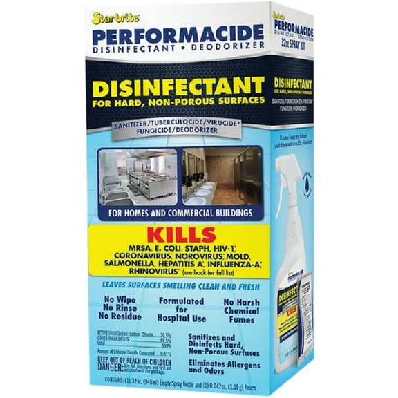 Performacide Hospital & Home Disinfectant - Just Add Water - No Rinse,