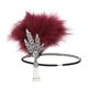 thumbnail image 1 of Diadema elástica para mujer con plumas y perlas artificiales, perfecta para 14cm, 1 of 8