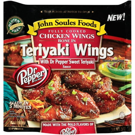 John Soules Foods Dr Pepper Teriyaki Wings, 20oz