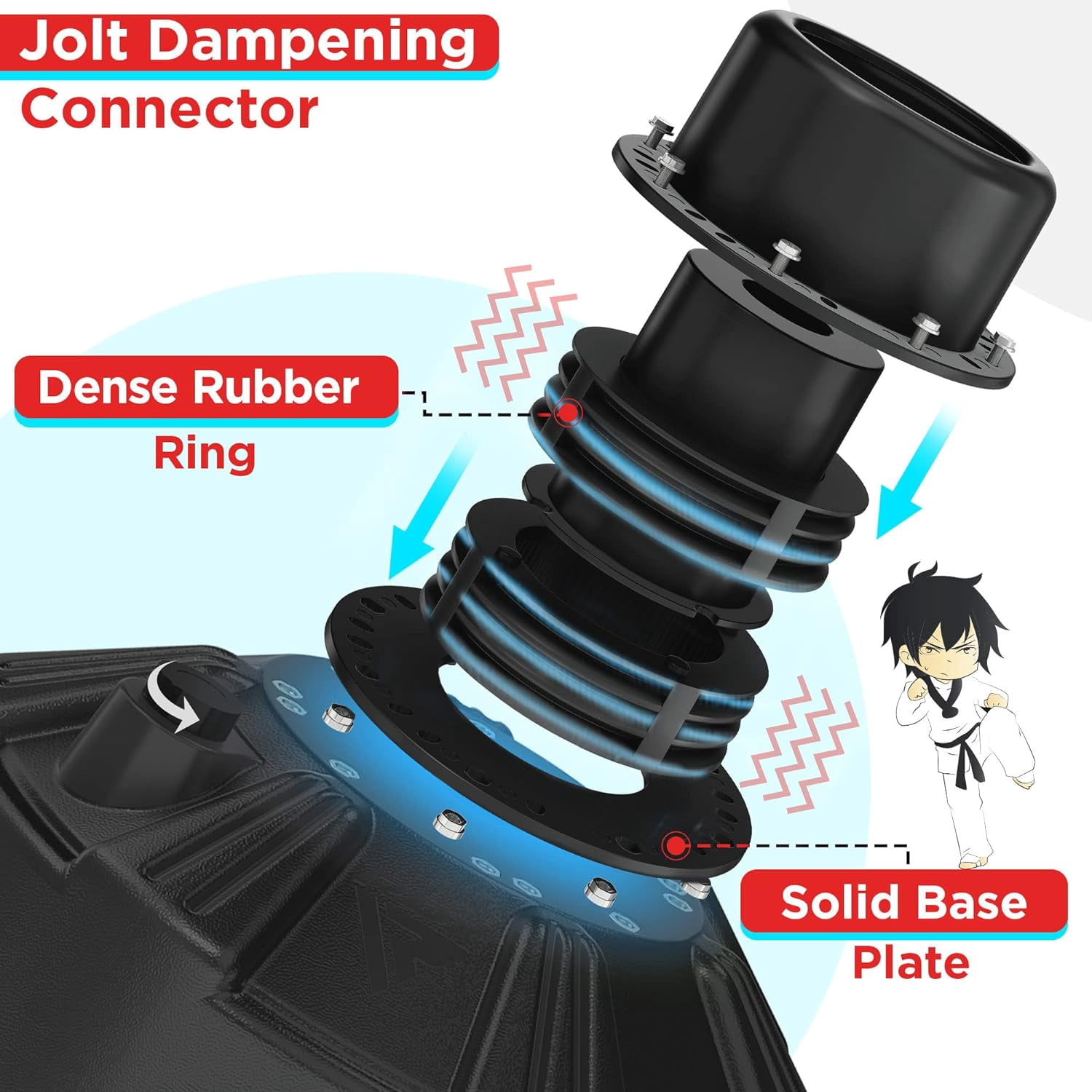 RDX Kids Punching Bag with Gloves, 4FT Heavy Duty Junior Target Pedestal Bag Set Suction Cup Stand Base Free Standing Kickboxing MMA Boxing Muay Thai Karate Home Gym Fitness Workout