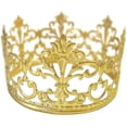 thumbnail image 1 of Gold Crown Elegant Cake Topper Queen Princess Cake Photo Party Themed Parties Baby Decor, 1 of 5