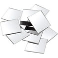 thumbnail image 1 of 25 Pieces Mini Size Square Mirror Adhesive Small Square Mirror Craft Mirror Tiles for Crafts and DIY Projects Supplies (3 Inches), 1 of 7