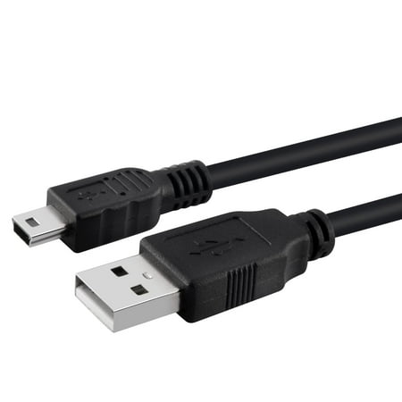 Insten 10' USB 2.0 A to Mini B 5pin Male Data Sync Charger Cable for GPS Camera MP3 MP4 Speaker PS3 Controller