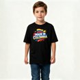 thumbnail image 2 of Boys Graphic T-Shirt Made In Colombia Flag Pride Splatter Kids Tees 100% Cotton Tops Ages 4-13Y, 2 of 4