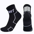 thumbnail image 1 of Hoshose Summer Fashion Ankle Crew Socks Men Thin Athletic Running Breathable Quick Drying Short Socks, 1 of 1