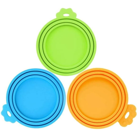 Silicone Can Covers, Universal Sizes: 105*88mm Odorless and Tasteless Can Lids, Food Safe Pet Food Seals for Dogs And Cats, Easy to Clean and Dishwasher Safe for Hygienic Storage