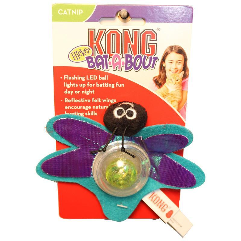 KONG BATABOUT FLICKER FIREFLY CAT TOY