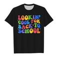 thumbnail image 3 of WEAIXIMIUNG Chemises de Sport pour Filles 10-12 Ans Rentrée des Classes Saison Imprimé Graphique Col Rond Manches Courtes T-Shirt Décontracté d'Été, 3 of 4