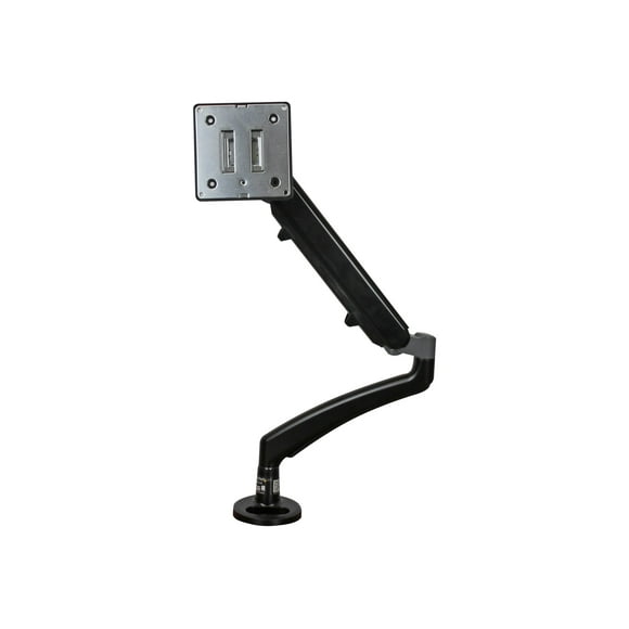 StarTech.com Desk Clamp Monitor Mount - Adjustable - Supports Monitors 12" to 34" - Full Motion Slim VESA Mount Monitor Arm - Desk & Grommet Clamp -Black (ARMSLIM) - Mounting kit - adjustable arm - for LCD display - plastic, steel - black - screen size: 12"-34" - desk-mountable - for P/N: ARMSTS, ARMSTSLG, STSCART