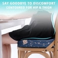 thumbnail image 3 of Premium Gel & Memory Foam Seat Cushion–Doctor Recommended Office Chair Cushion,Car Seat Cushion–Chair Cushions for Back & Sciatica Pain Relief–Seat Cushions for Office & Desk, 3 of 6