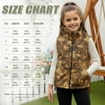 thumbnail image 7 of Uorisanigo Toddler Girls Boys Fleece Vest Fuzzy Sleeveless Full Zipper Hunting Camo Forest Jacket Warm Outwear with Pockets Fall Winter Fashion Soft Comfy Tops 2-12 Years, 7 of 7