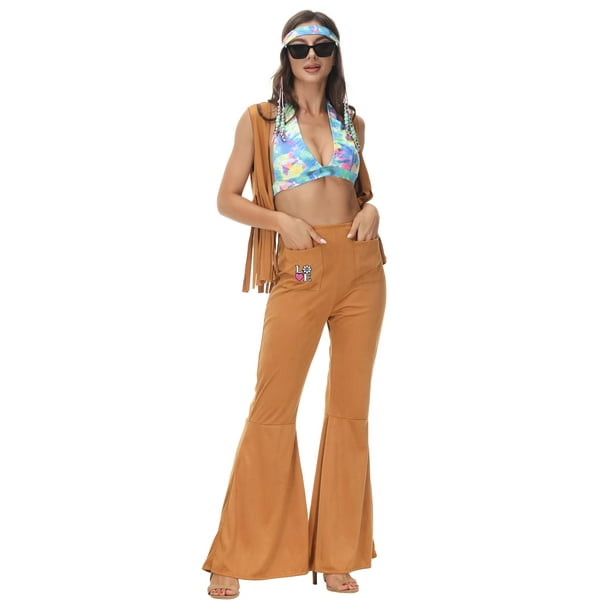 Women’s 70s Bell Bottom Pants Costume - Standard | Halloween Express
