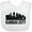 AA-White, variant on Inktastic Kansas City Skyline Grunge Boys or Girls Baby Bib