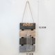thumbnail image 5 of Jarrón hidropónico colgante - - Decoración de pared con tablero de madera para colgar plantas, flores, cristalería para el hogar, jardín, sala de estar, cafetería, decoración 30,3 x 17,3 cm （Invierno）, 5 of 5