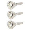thumbnail image 1 of 3X 12C Petit Embout Trombone Argent Nouveau, 1 of 2