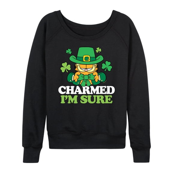 Garfield - Charmed I'm Sure - Women's Lightweight French Terry Long Sleeve Shirt