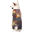 thumbnail image 1 of Fotbe Rainbow Cloud White Horse Sudadera con Estampado para Perros Pequeños – Suéter con Capucha para Mascotas, Tela Suave de Forro Polar con Bolsillo-Medium, 1 of 7