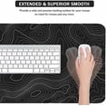 thumbnail image 5 of Topographic Mouse Pad, Extended Gaming (35.4x15.7 in), Desk Mat Laptop Waterproof Decor Writing for Work, Game, Office, Home - Topographic Contour, 5 of 7