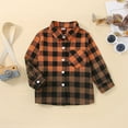 thumbnail image 6 of FDDMis Long Sleeve Boys Shirts Tshirts for Kids Boys Long Polo Shirts for Boys Girls Tunic Tops Size 12-14 Gift Under 5 Dollars Gift 20 Dollars 8, Orange 18-24 Months, 6 of 9