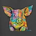 thumbnail image 2 of Dean Russo The Pig Animal Lover Men's Graphic T-Shirt, Charcoal, Medium, 2 of 6