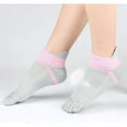 thumbnail image 2 of 6 pairs Women Toe Socks 5 Finger Cotton Wicking Athletic, 2 of 7