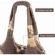 thumbnail image 5 of Bolsos lindos Freie Liebe para mujer, bolso de mano estético para niñas, bolso de hombro de peluche con osito de peluche, bolsos hobo, 5 of 5