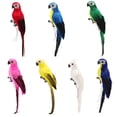 thumbnail image 5 of Fuwaxung Handmade Simulation Parrot Feather Macaw Garden Lawn Figurine Ornament Animal Bird Garden Bird Parrot Prop Decoration 28/16/12cm, 5 of 7