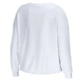 thumbnail image 3 of Women's WEAR by Erin Andrews White Atlanta Falcons Domestic Cropped Long Sleeve T-Shirt, 3 of 3