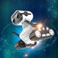 thumbnail image 4 of Robot recargable para niños - Juguete de control remoto con ojos LED - Música y sonidos interesantes - Para niños de 3, 4, 5, 6, 7, 8 años - Regalo para niños y niñas - Blanco, 4 of 5