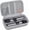 Grey, variant on Wireless Microphone Case Compatible with JBL Wireless Two Microphone System, Handheld Storage Box for Singing or Karaoke-Orange (Box Only)